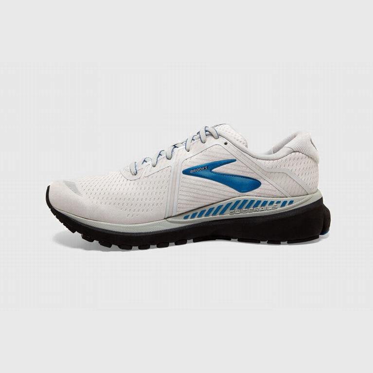 Brooks Adrenaline Gts 20 Israel - Men's Road Running Shoes - White/Blue (98641-DNEQ)
